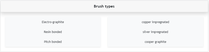 Industrial high-copper carbon brushes CM90S-4