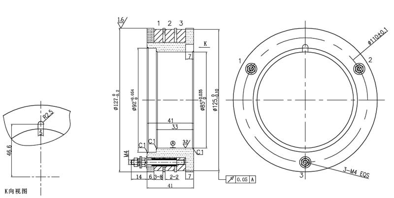 Slip Ring for Cable equipment D125 1
