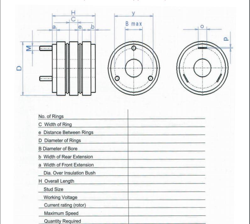 Slip Ring for Cable equipment D125 4